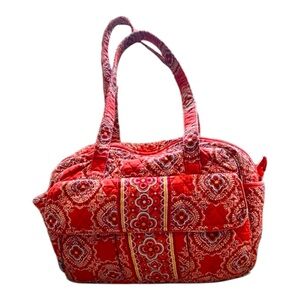 Vera Bradley Diaper Bag, Orange Paprika Print‎